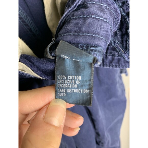 Vtg Polo Ralph Lauren Paratrooper Military Style Cargo Pant Navy Blue 30x30 (28) - Picture 6 of 11